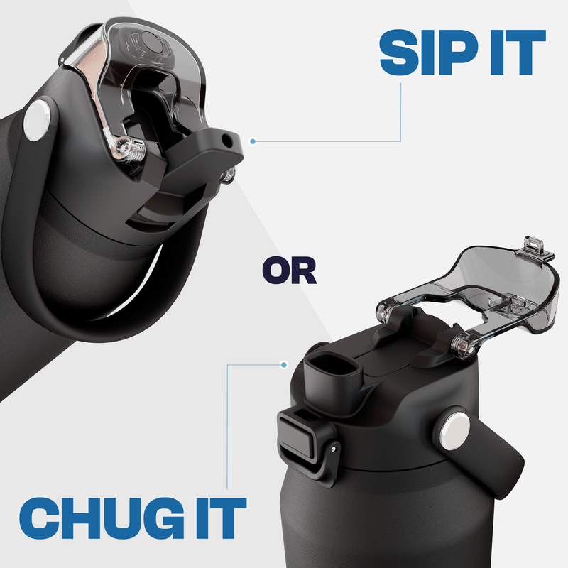 Bottle 32oz Gunmetal Glory